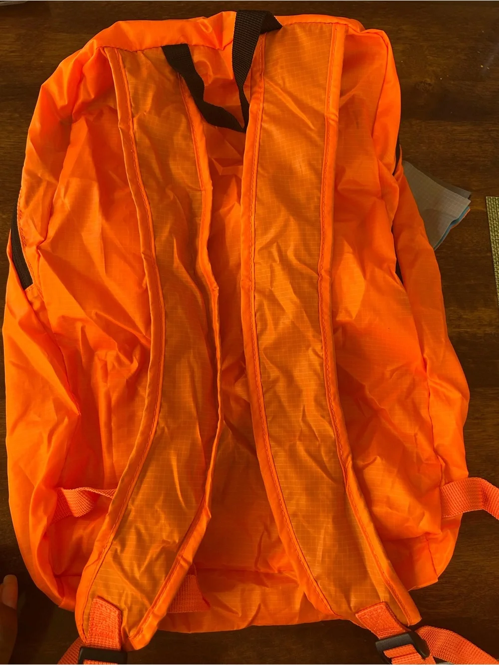 Oakley Men's Bright Orange Packable Backpack with Front Zip Pocket